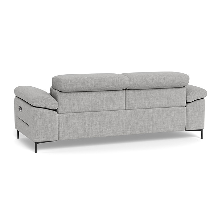 cora fabric electric recliner sofa