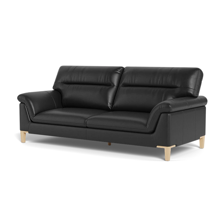 Seat Charcoal Leather Dalton Sofa freedom