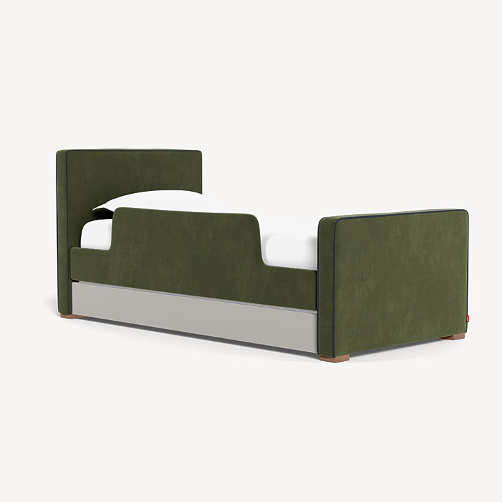 Twin Dorma Bed in Sage Green Fabric - In stock and Ready to ship