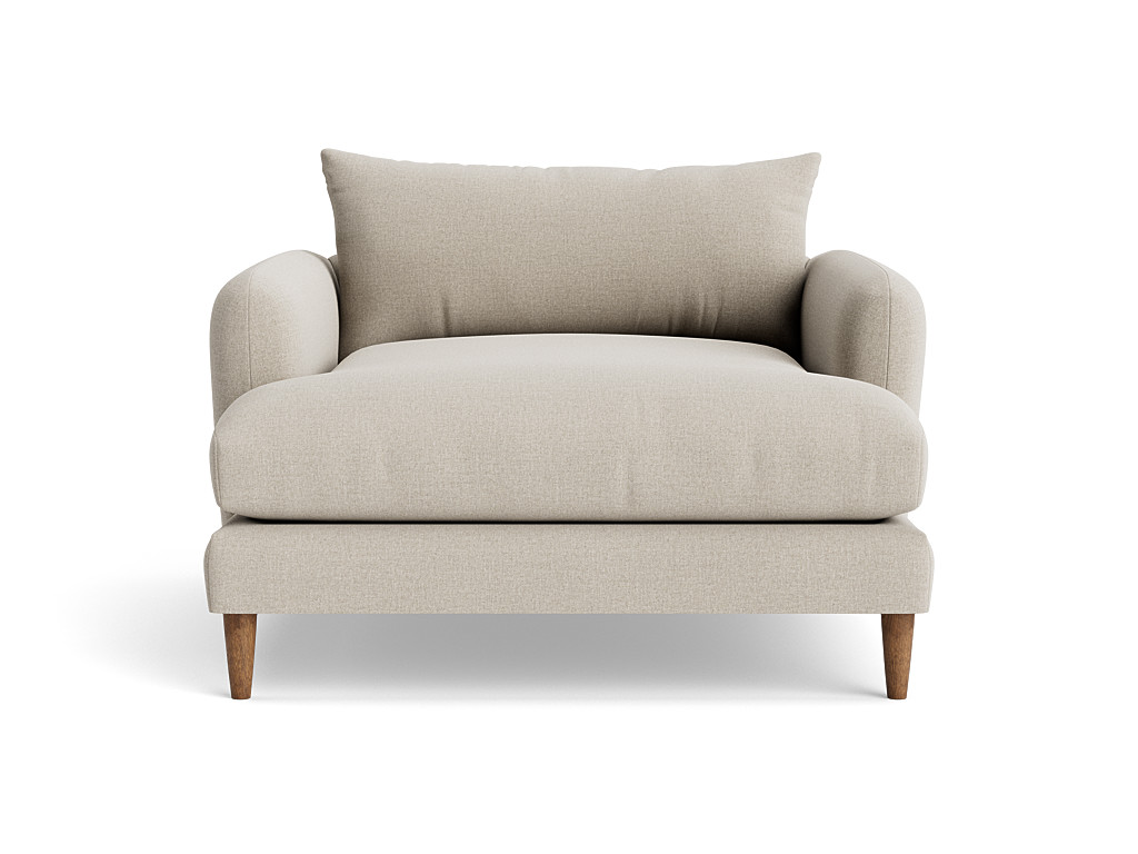 Squishmeister Love Seat Chaise Modern Snuggle Chair Loaf