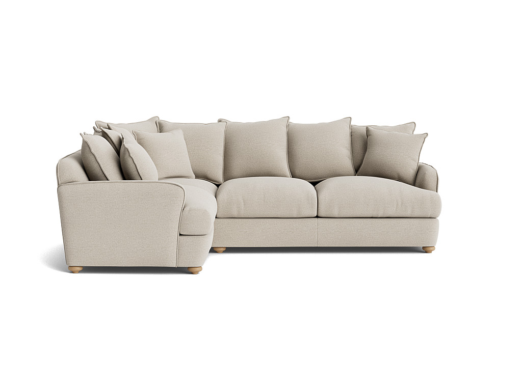 Large Left Hand Smooch Corner Sofa in Thatch House Fabric