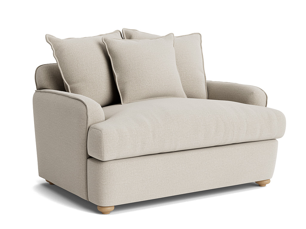 Smooch Love Seat Sofa Bed Upholstered Pull Out Love Seat Bed Loaf