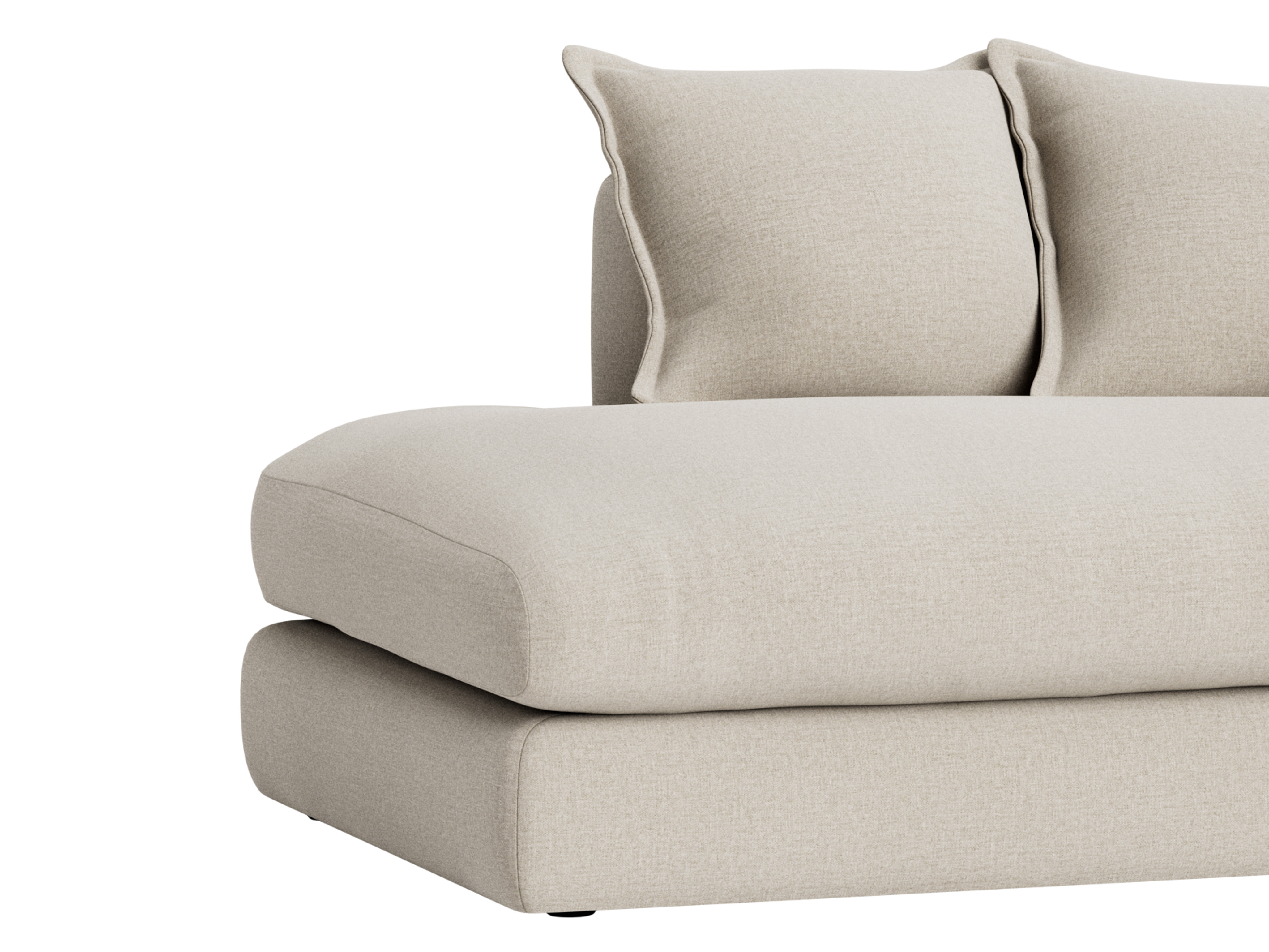 Wodge Modular Chaise Sofa Comfy L Shaped Loaf