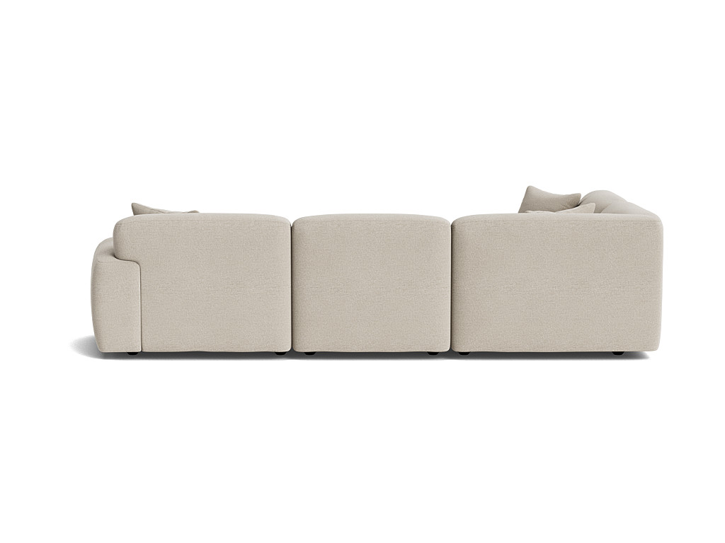 Squishblocks Modular Corner Sofa Large left hand in Thatch House Fabric