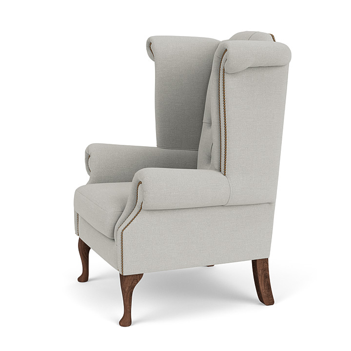 cream queen anne chair