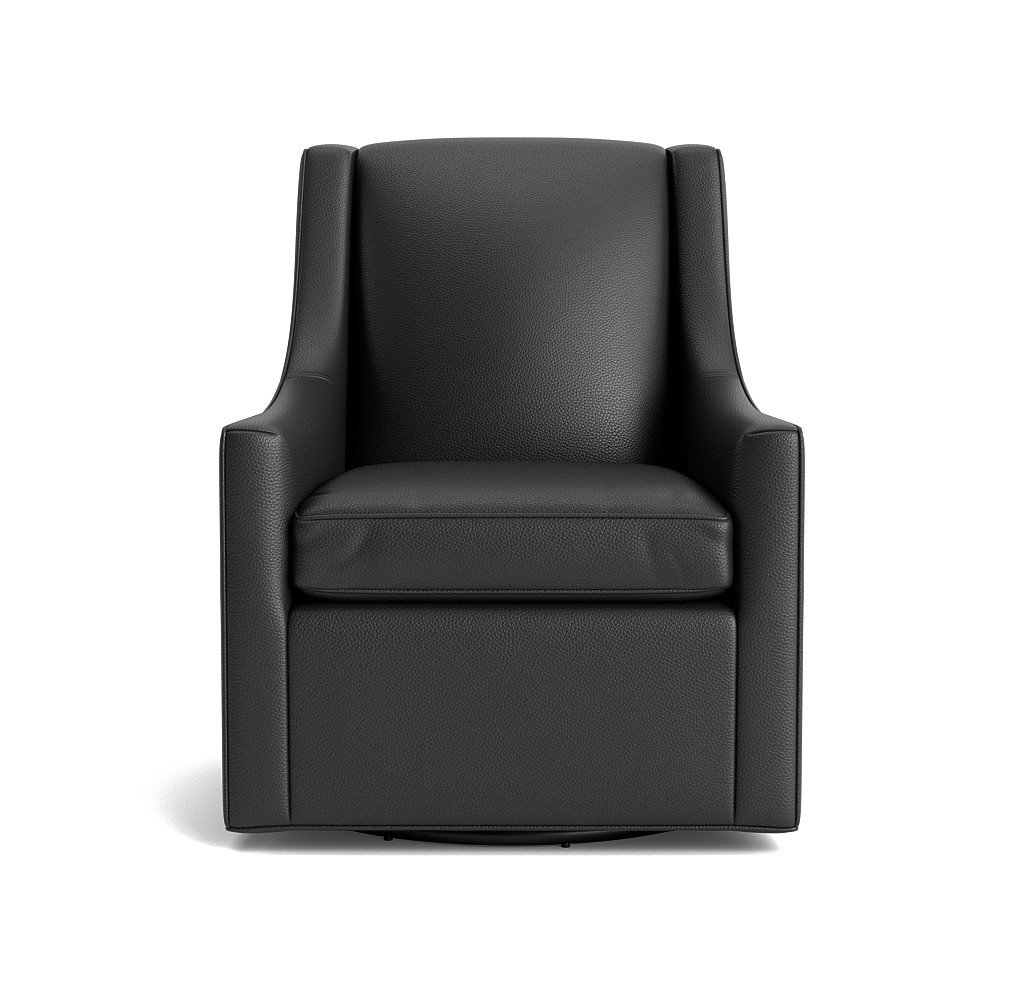 cara leather tall swivel chair