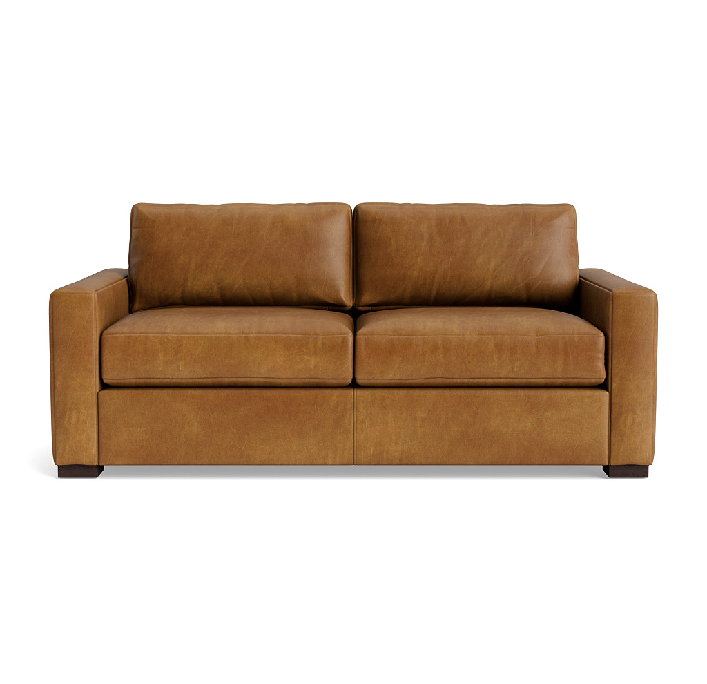 Carson Leather Loveseat