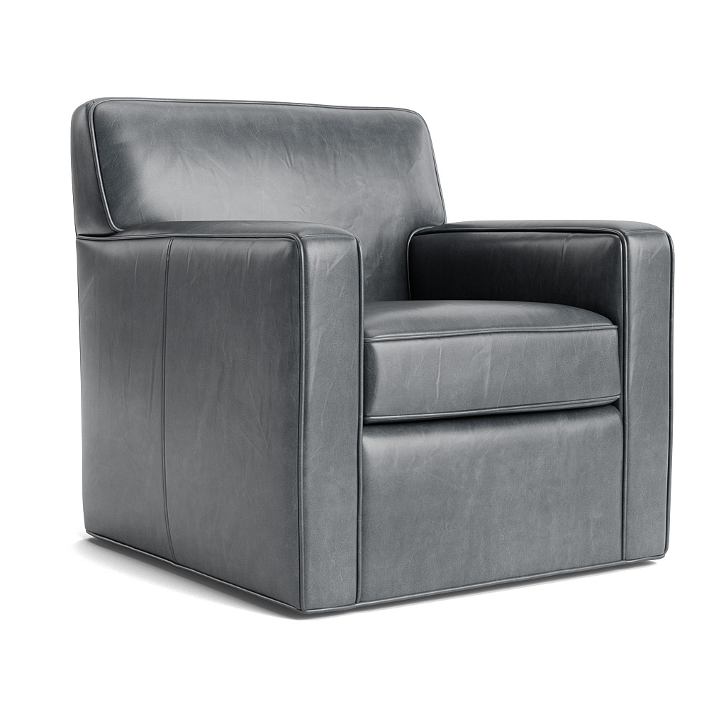 Felix Leather Swivel Chair Mitc, Black Leather Swivel Chairs