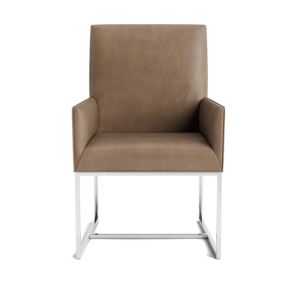 Gage Leather Arm Dining Chair