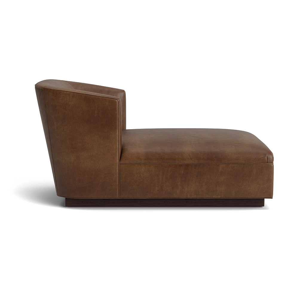 Cooper Leather Chaise