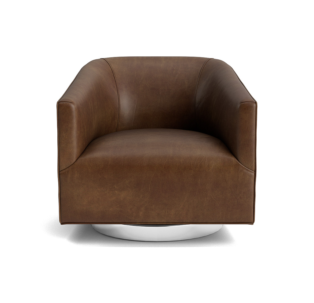 Cooper Leather Swivel Chair