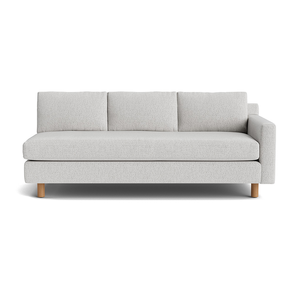 hunter studio bench right arm sofa