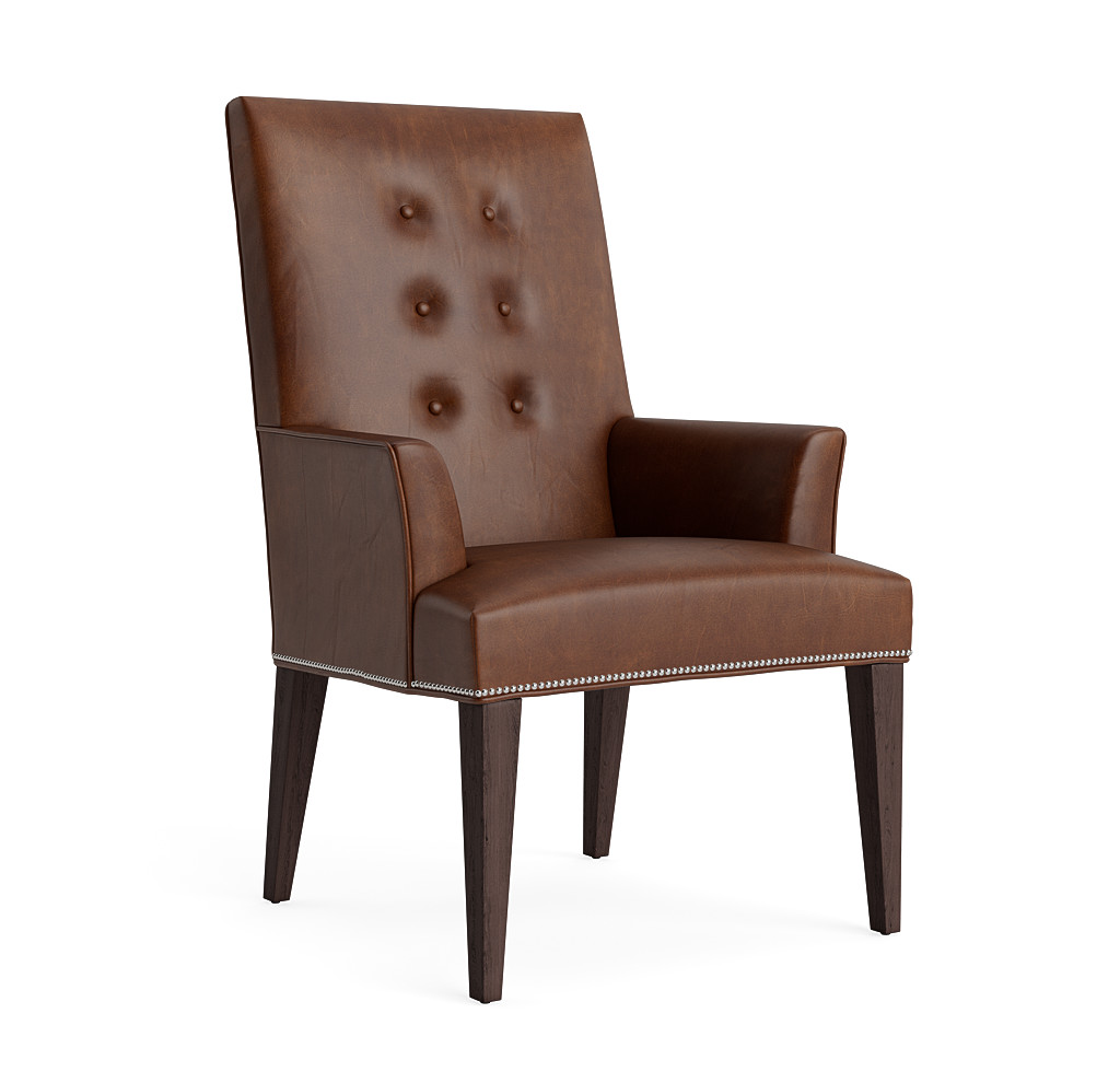 tall leather dining chairs