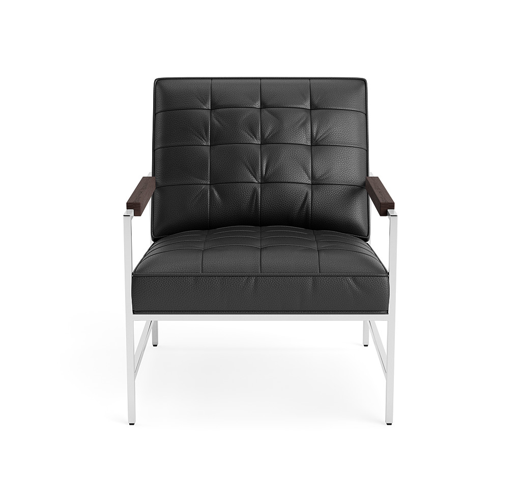 major leather arm chair