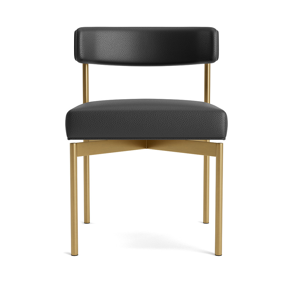 remy leather dining chair