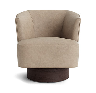 Costello Leather Full Swivel Chair
