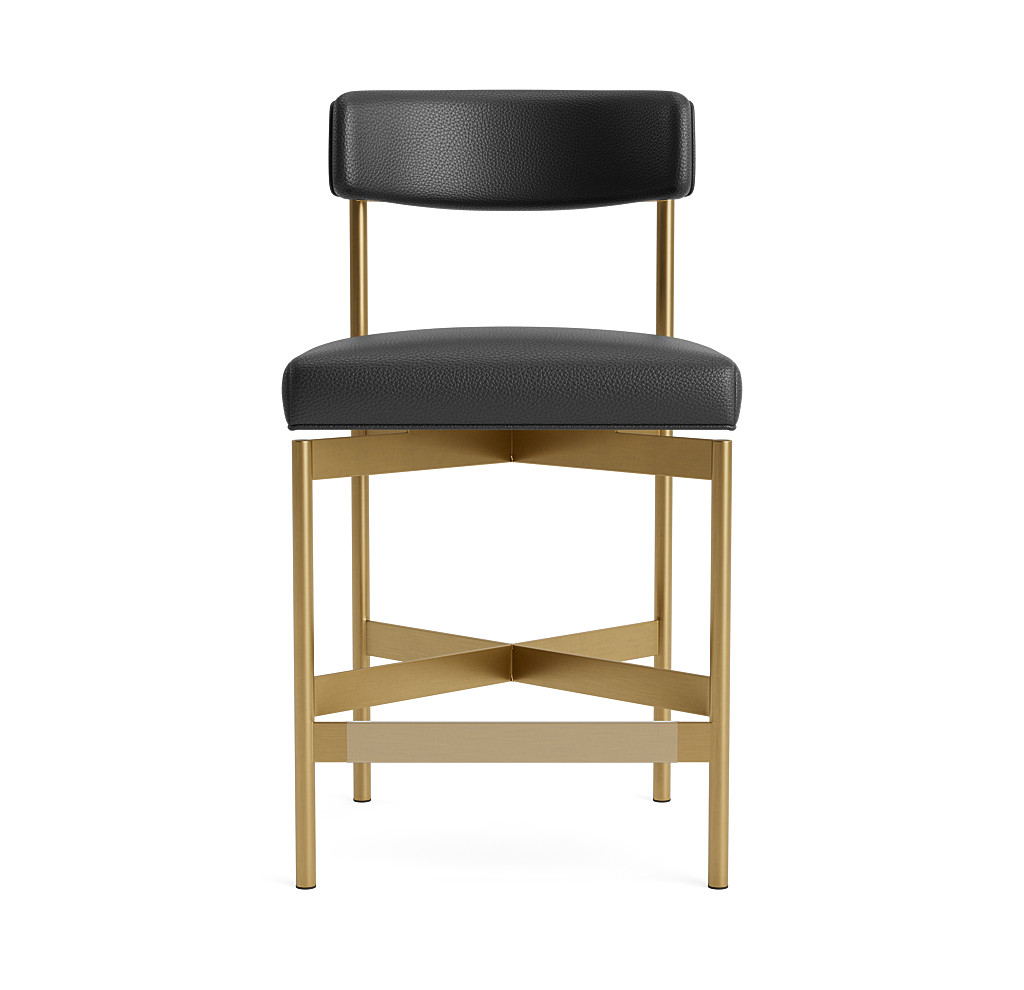 remy leather counter stool