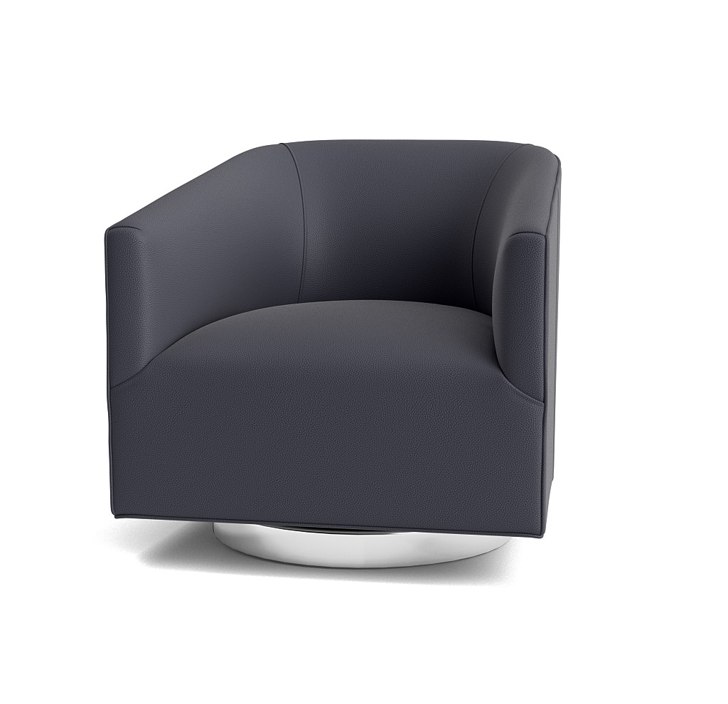 Cooper Studio Leather Swivel Chair | Mitchell Gold + Bob Williams