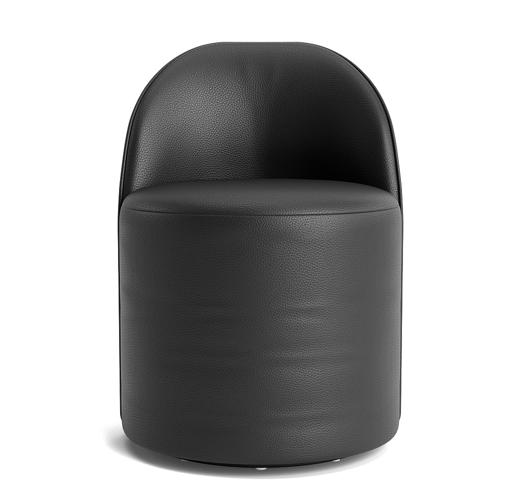 Margaux Leather Swivel Side Chair