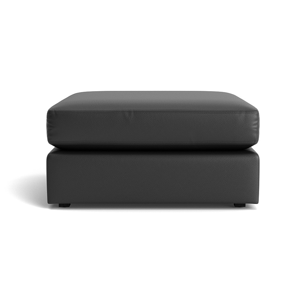 franco ii classic leather ottoman