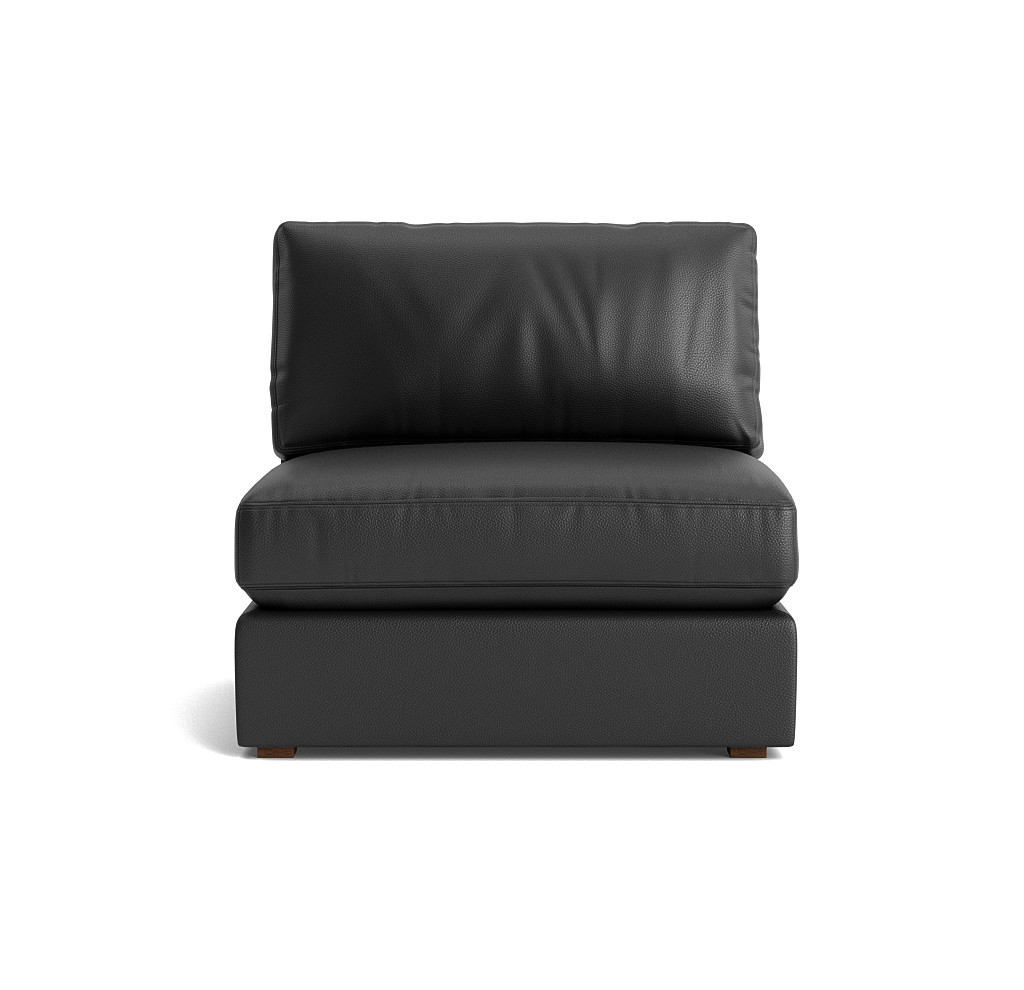 franco ii classic leather armless chair