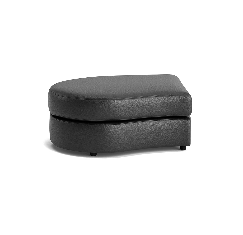 giselle leather left ottoman