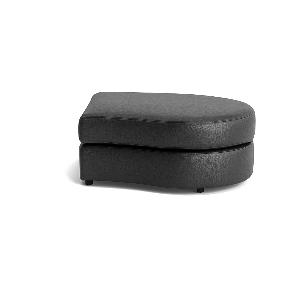 giselle leather right ottoman