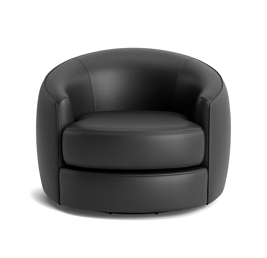 giselle leather swivel chair