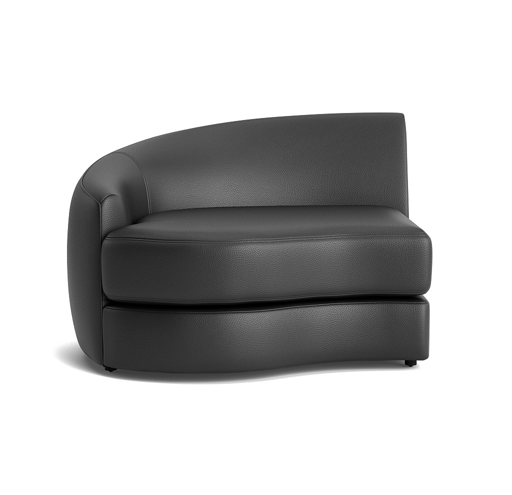 giselle leather left arm chair