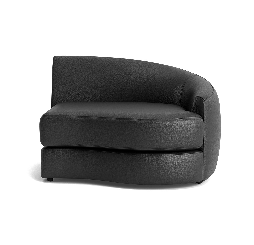 giselle leather right arm chair
