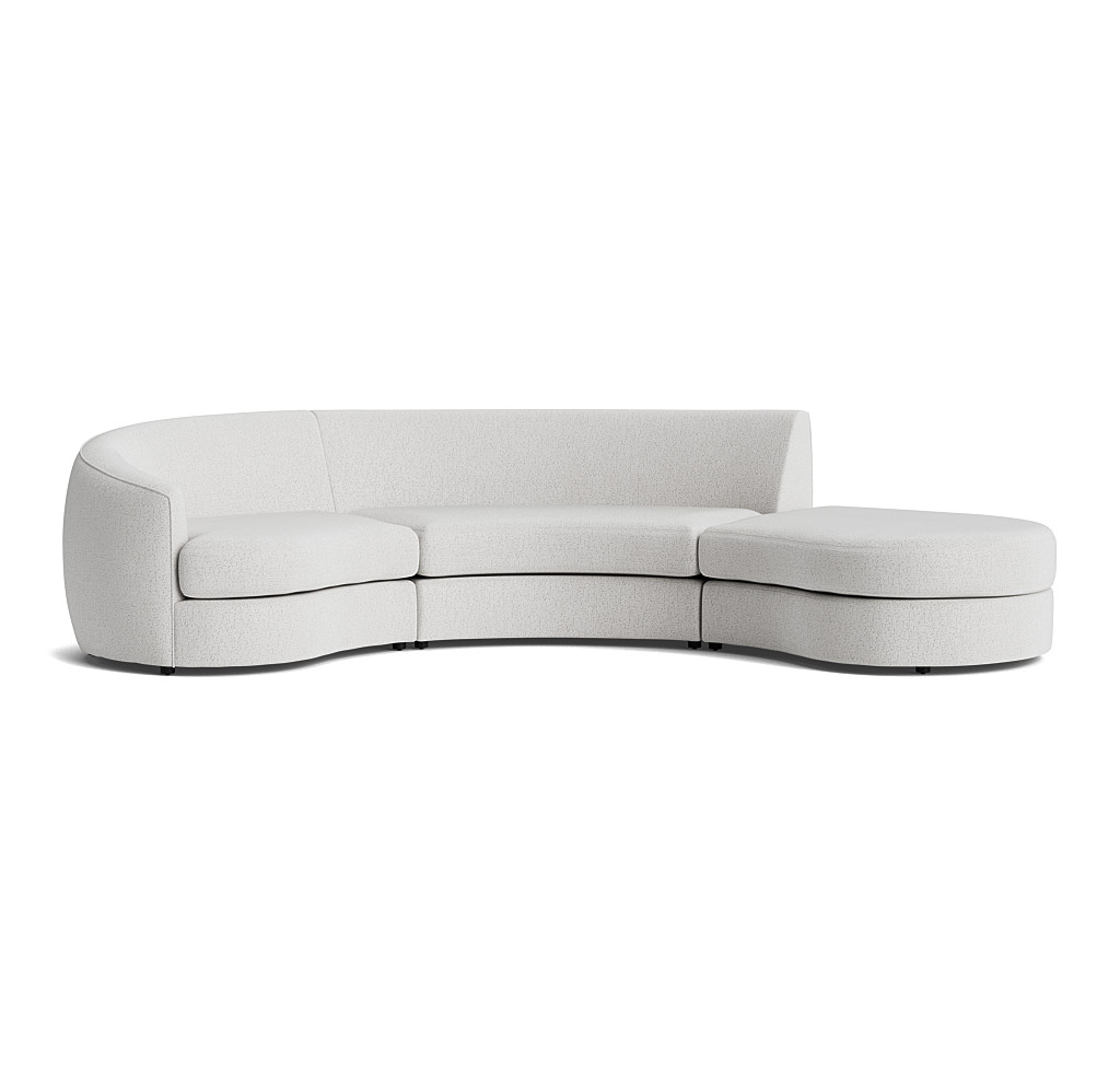 giselle 3-piece left sectional