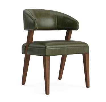 KEANE LEATHER SIDE CHAIR