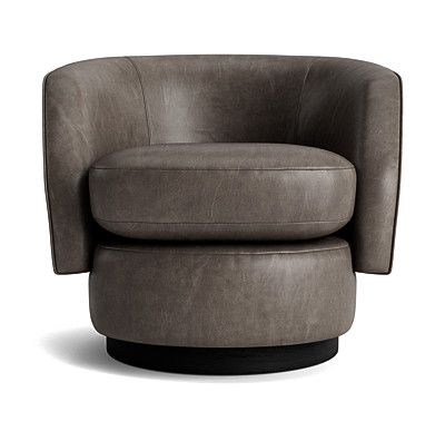 Dell Leather Swivel Chair