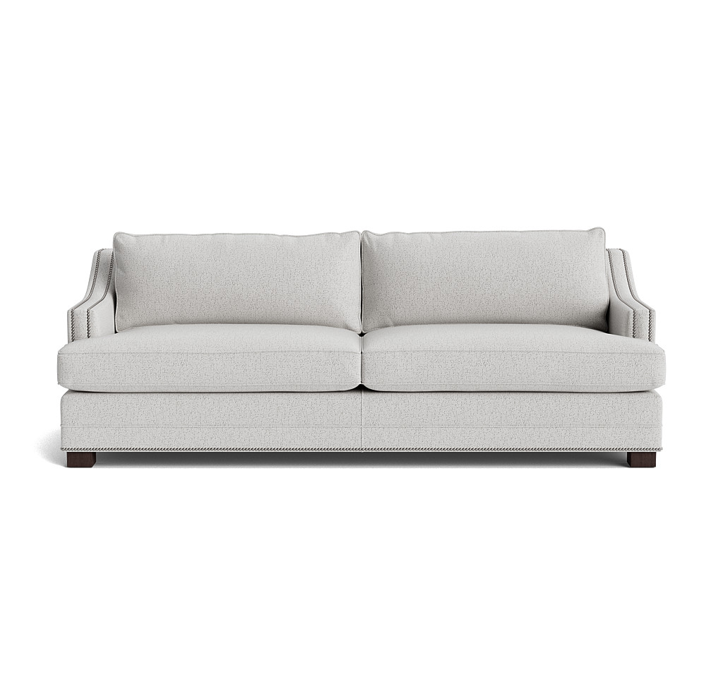 keaton slope arm sofa with nailhead