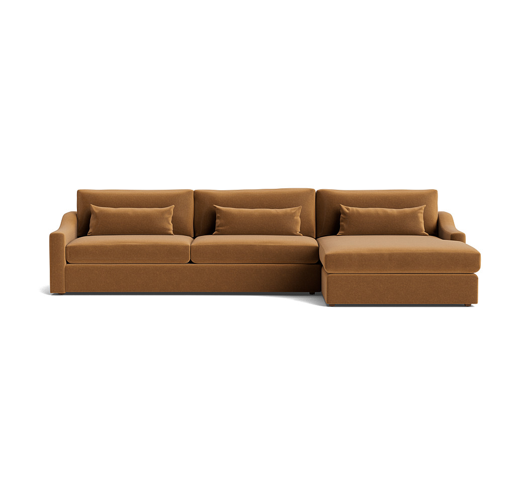 Haywood Slope Arm Right Chaise and A Half Sectional