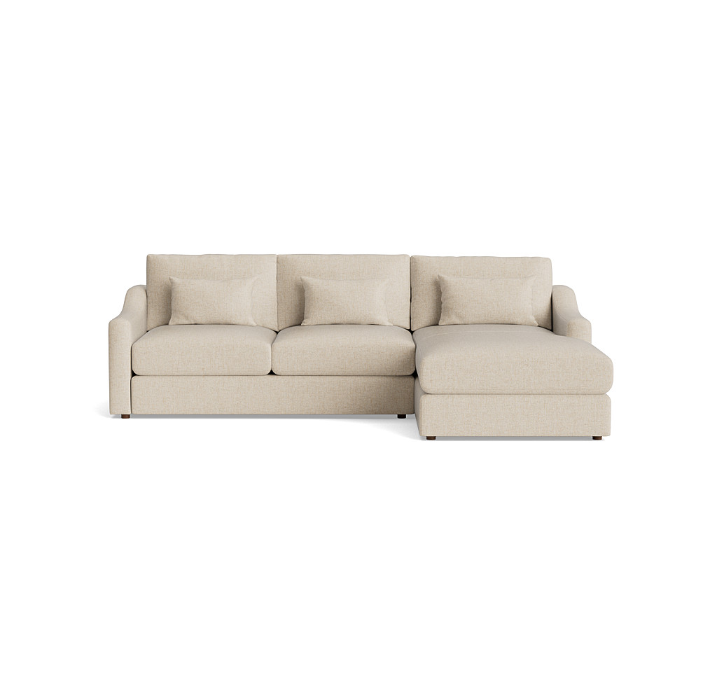 Haywood Slope Arm Right Chaise Loveseat Sectional