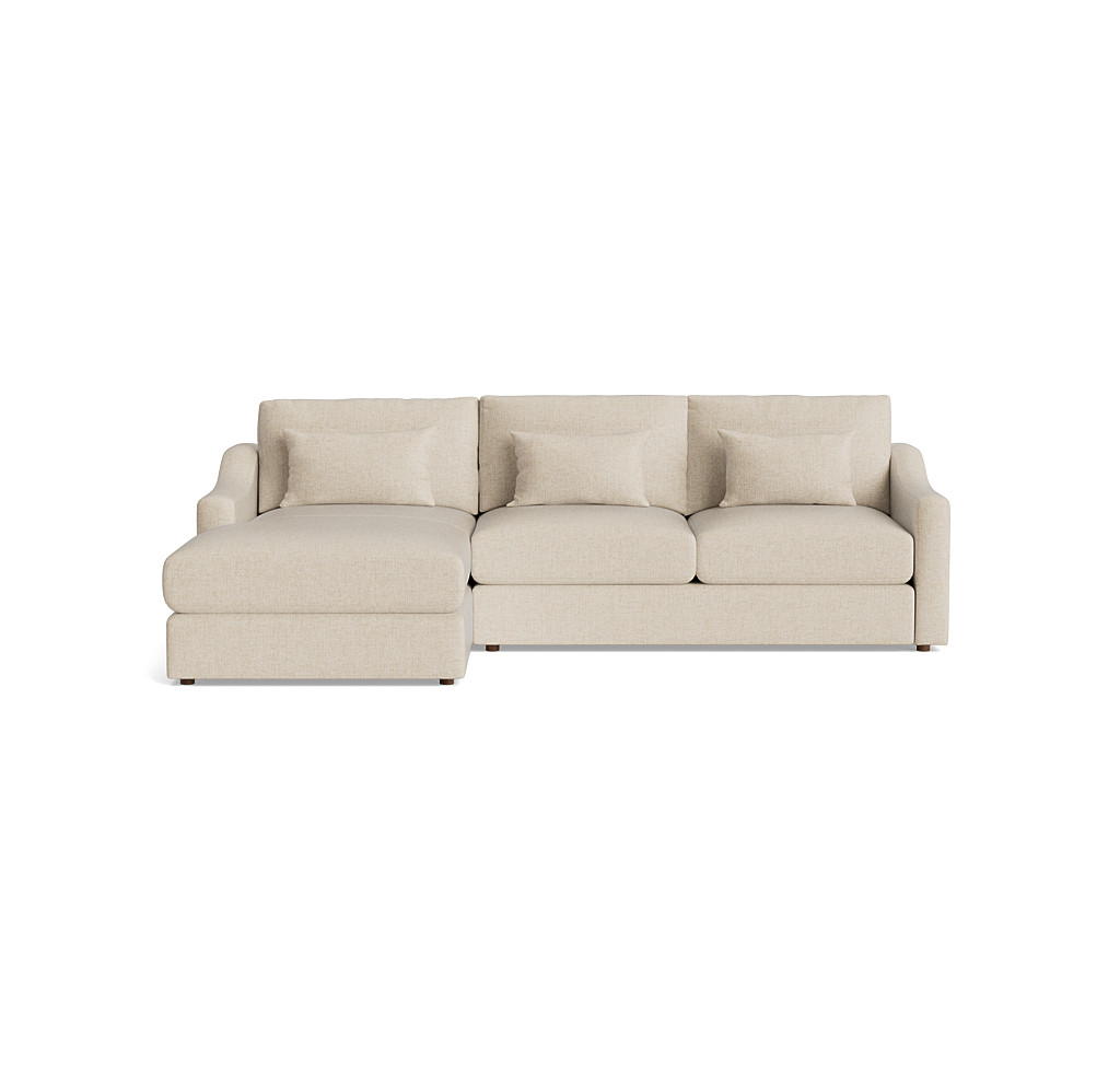 Haywood Slope Arm Left Chaise Loveseat Sectional