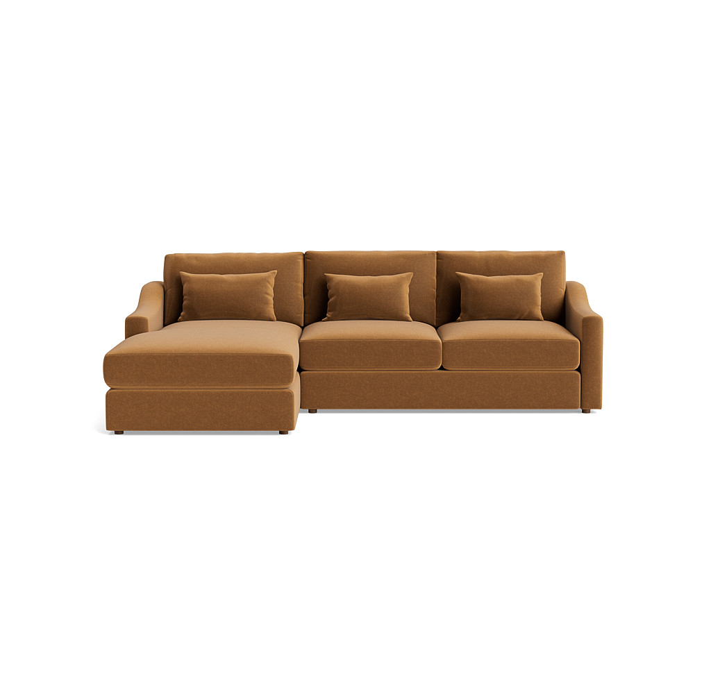 Haywood Slope Arm Left Chaise Loveseat Sectional
