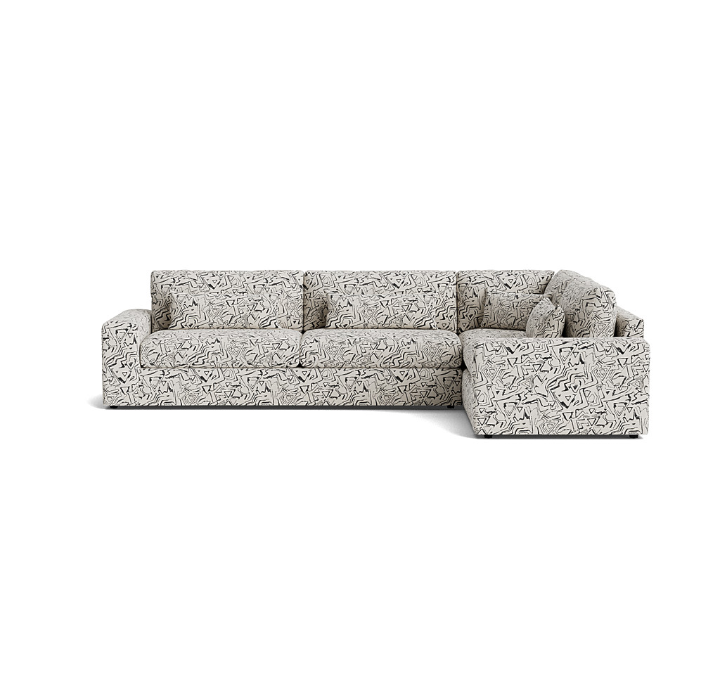 haywood left wide arm sectional