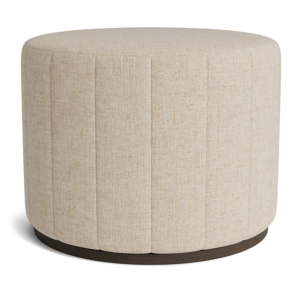 Stephon Channel Round Ottoman
