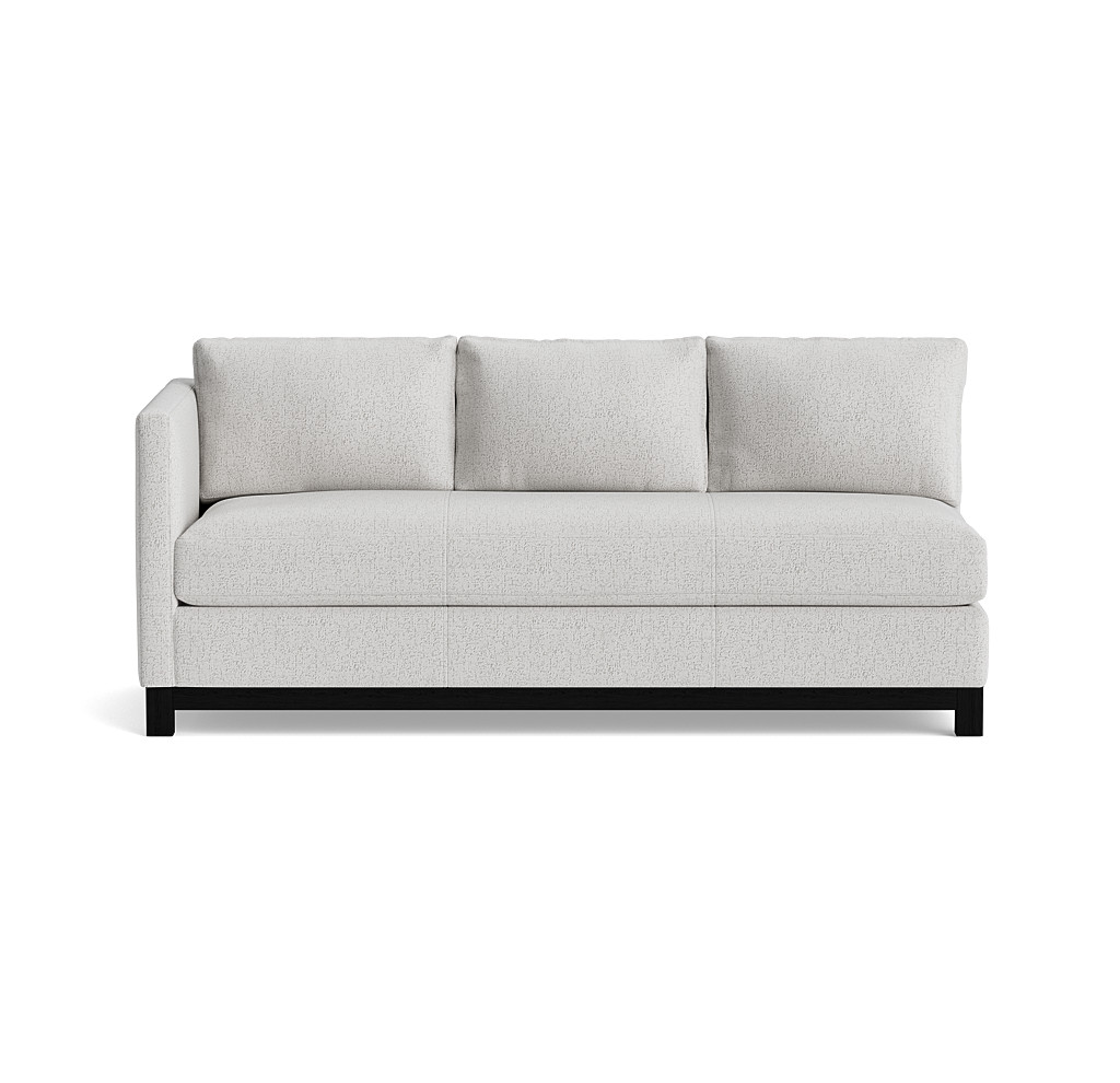 clifton bench left arm sofa