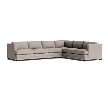 KEATON SHELTER LEFT ARM SECTIONAL CLASSIC DEPTH WITH NAILHEAD