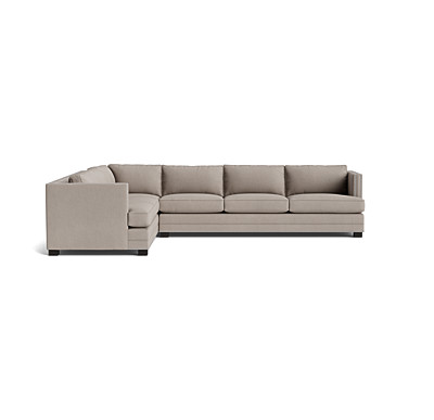 Keaton Shelter Right Arm Sectional Classic Depth With Nailhead