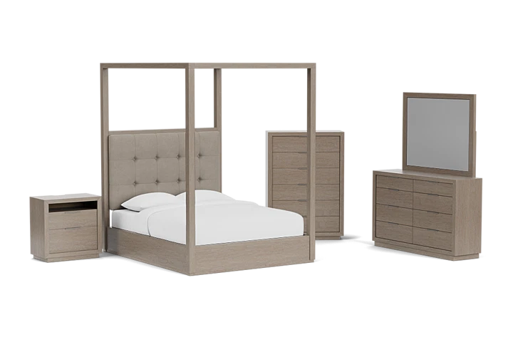 Bella 5-Piece Queen Canopy Bedroom Set  placeholder