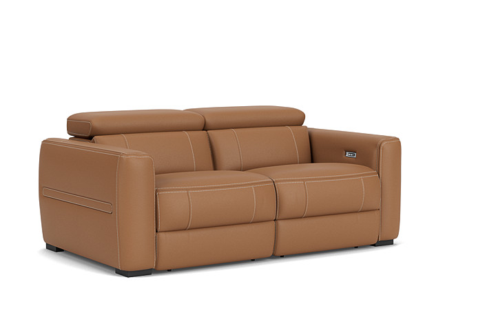 Ford Leather Dual Power Reclining Loveseat