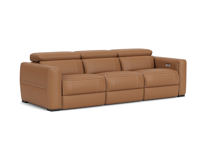 Ford Leather Dual Power Reclining Sofa
