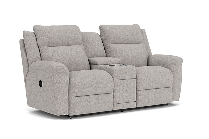 Joel Reclining Console Loveseat by La-Z-Boy