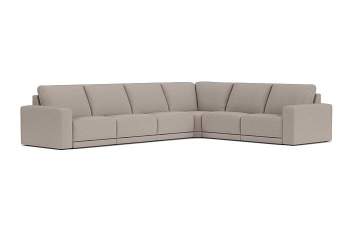 Lux 6-Piece Dual Power Reclining Sectional