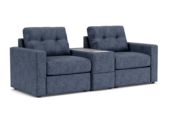 ModularOne Navy Console Loveseat
