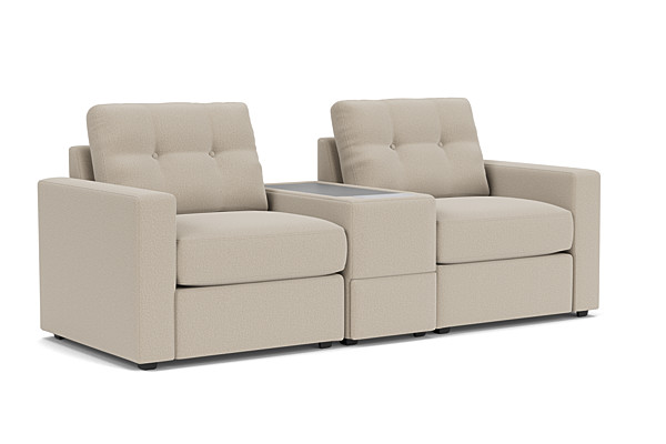 ModularOne Stone Console Loveseat